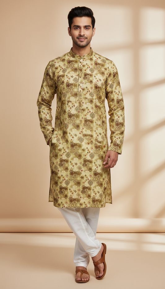 Navratri Special Men's Kurta – Elegant Designer Wear