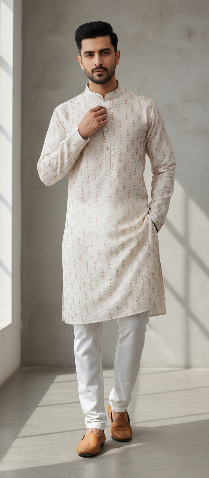 Navratri Special Men's Kurta – Elegant Designer Wear