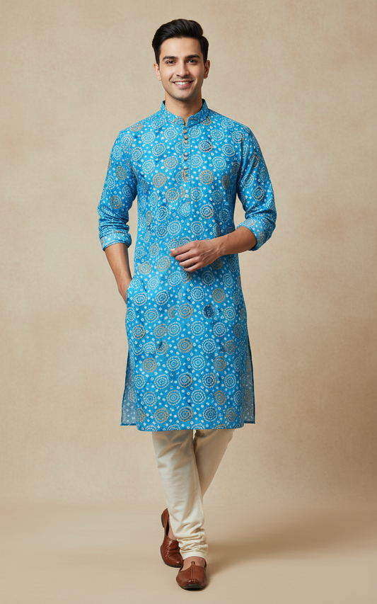 Navratri Special Men's Kurta – Elegant Designer Wear