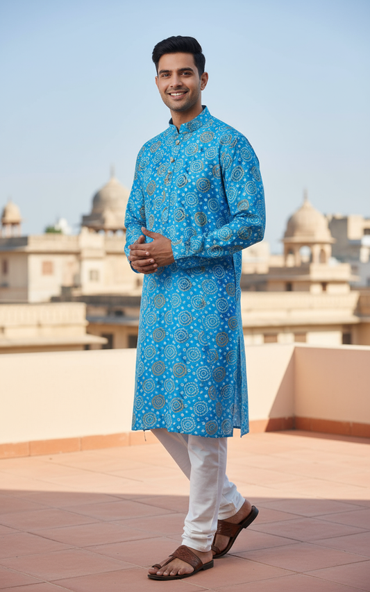 Navratri Special Men's Kurta – Elegant Designer Wear