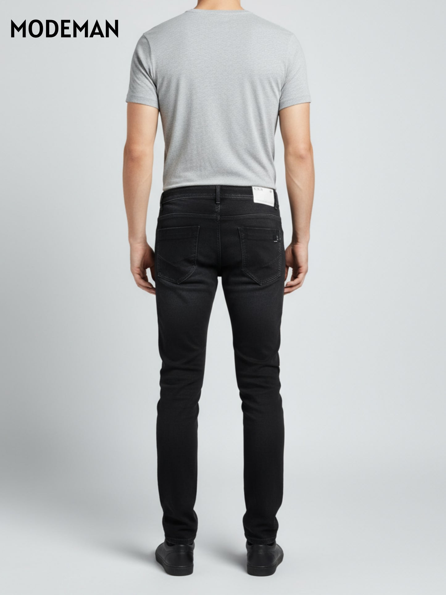 Men’s Dark Blue Washed Denim Jeans – Slim Fit | Raw Denim Series