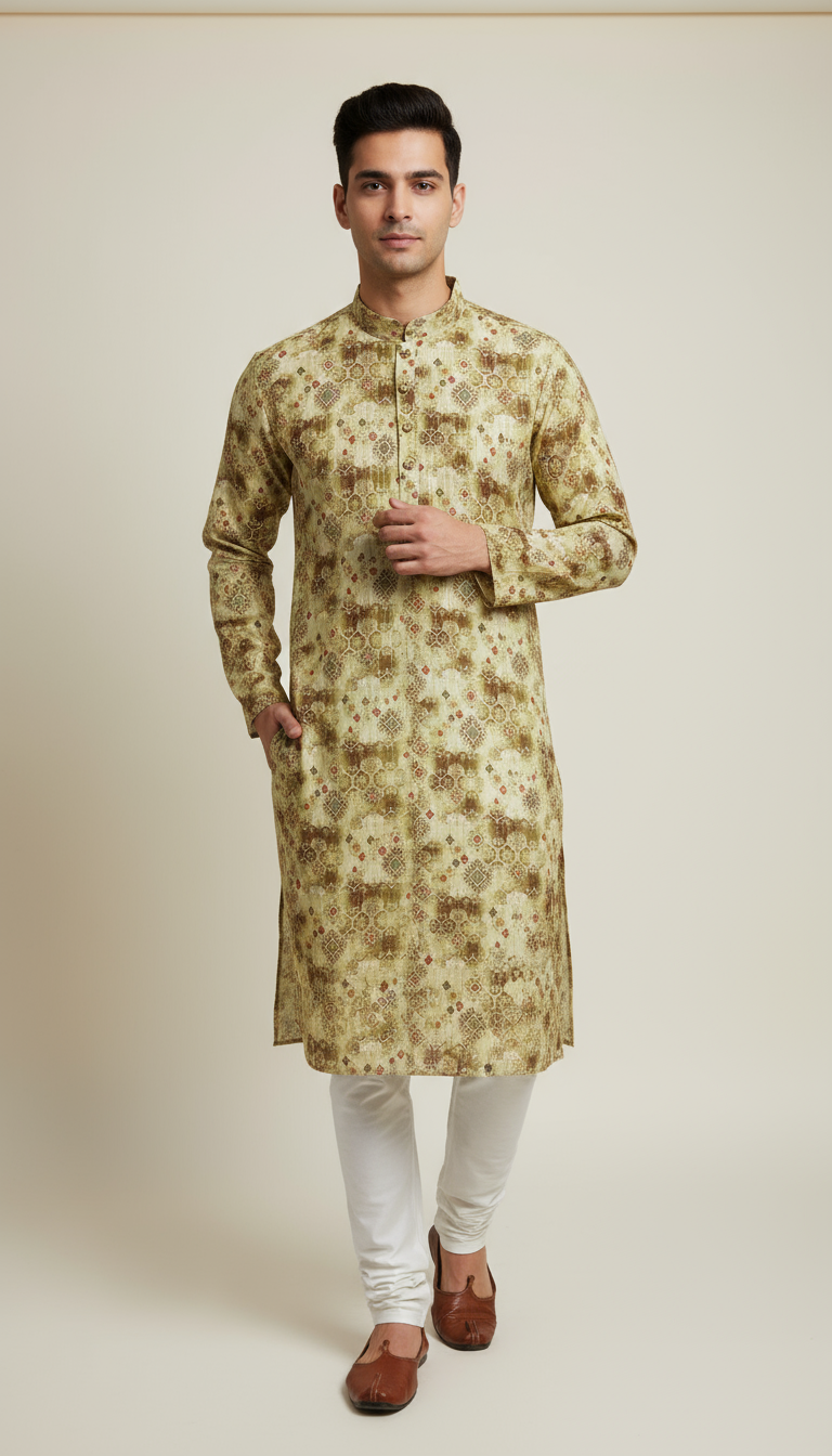 Navratri Special Men's Kurta – Elegant Designer Wear