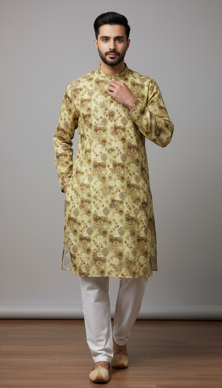 Navratri Special Men's Kurta – Elegant Designer Wear
