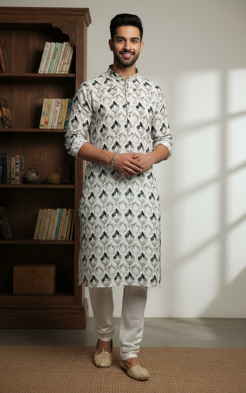 Navratri Special Men's Kurta – Elegant Designer Wear