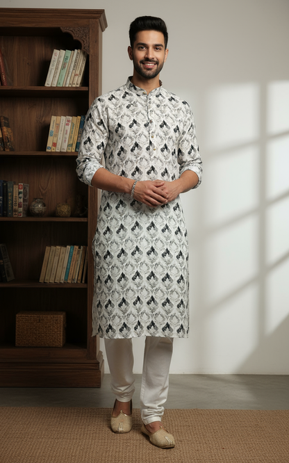 Navratri Special Men's Kurta – Elegant Designer Wear