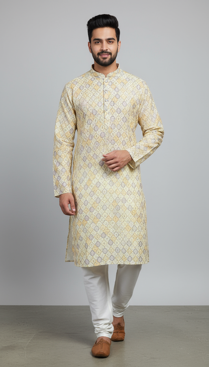 Navratri Special Men's Kurta – Elegant Designer Wear