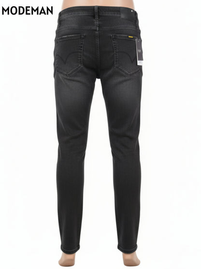 Men’s Black Washed Slim Fit Jeans