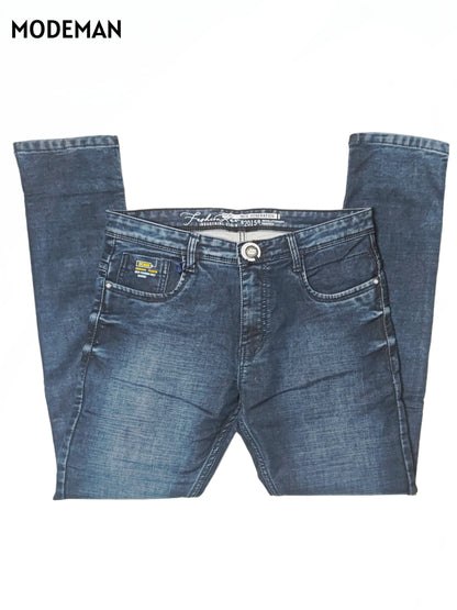 Men’s Dark Blue Relex Fit Washed Jean