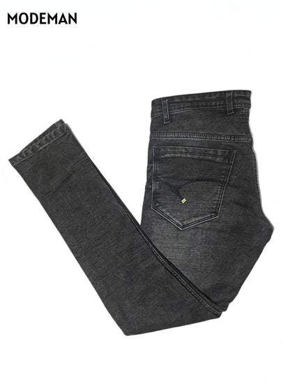 Men’s Black Relex Fit Faded Jeans – Fashion Wear